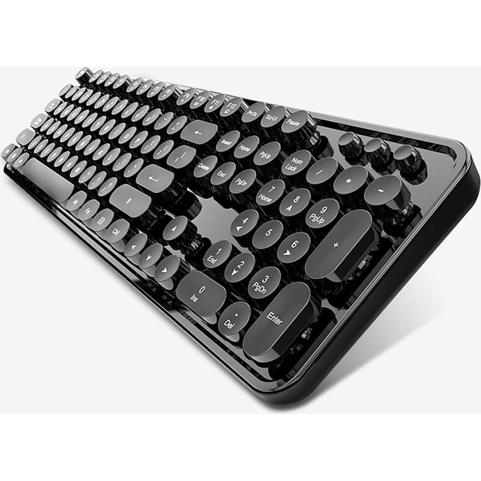 Combo Teclado y Ratón Inalámbrico Mofii Retro 104 Teclas Negro