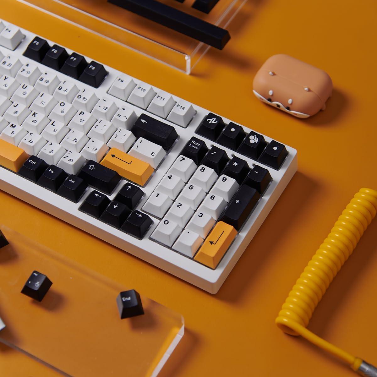 Juego de Teclas Mecánicas Sumgsn 133 PBT Cherry Perfil Japonés