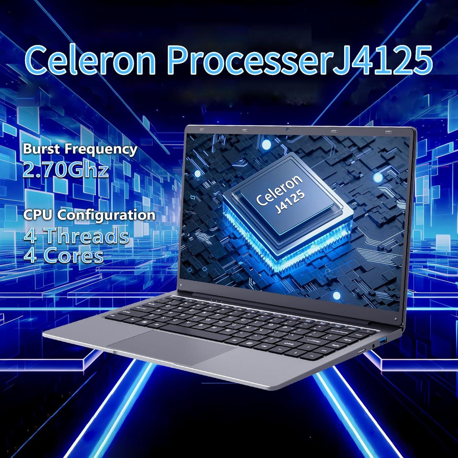 Laptop KurieTim 14.1" FHD 8GB RAM 256GB SSD Plata