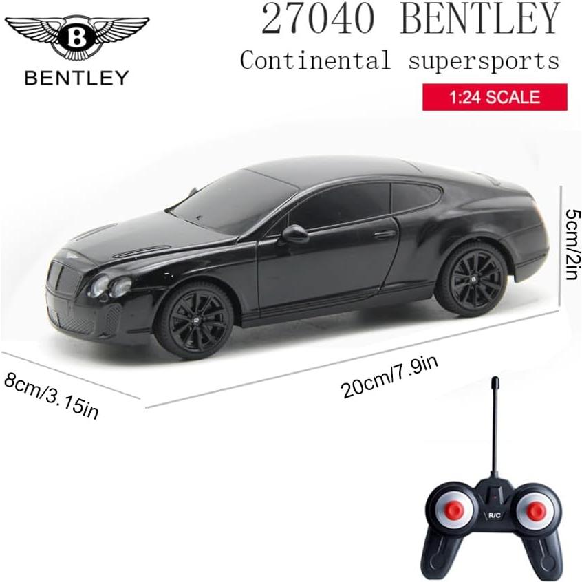 Auto RC Vinie Bentley GT Supersport 1:24 con Luces LED