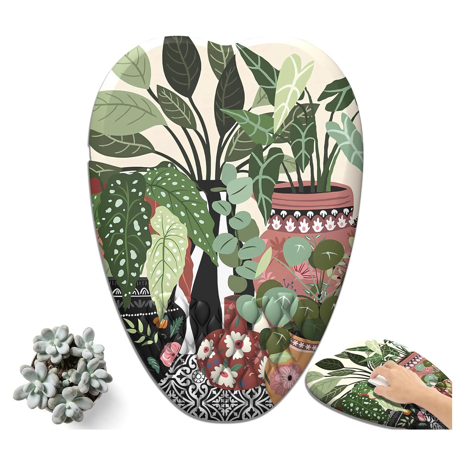 Reposamuñecas ergonómico YKJWW en forma de corazón 29.5x18.3cm