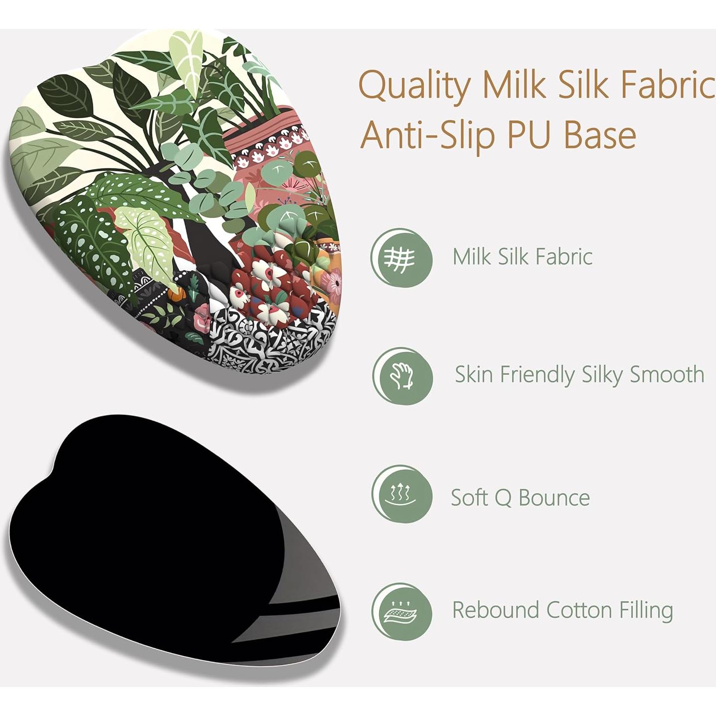 Reposamuñecas ergonómico YKJWW en forma de corazón 29.5x18.3cm