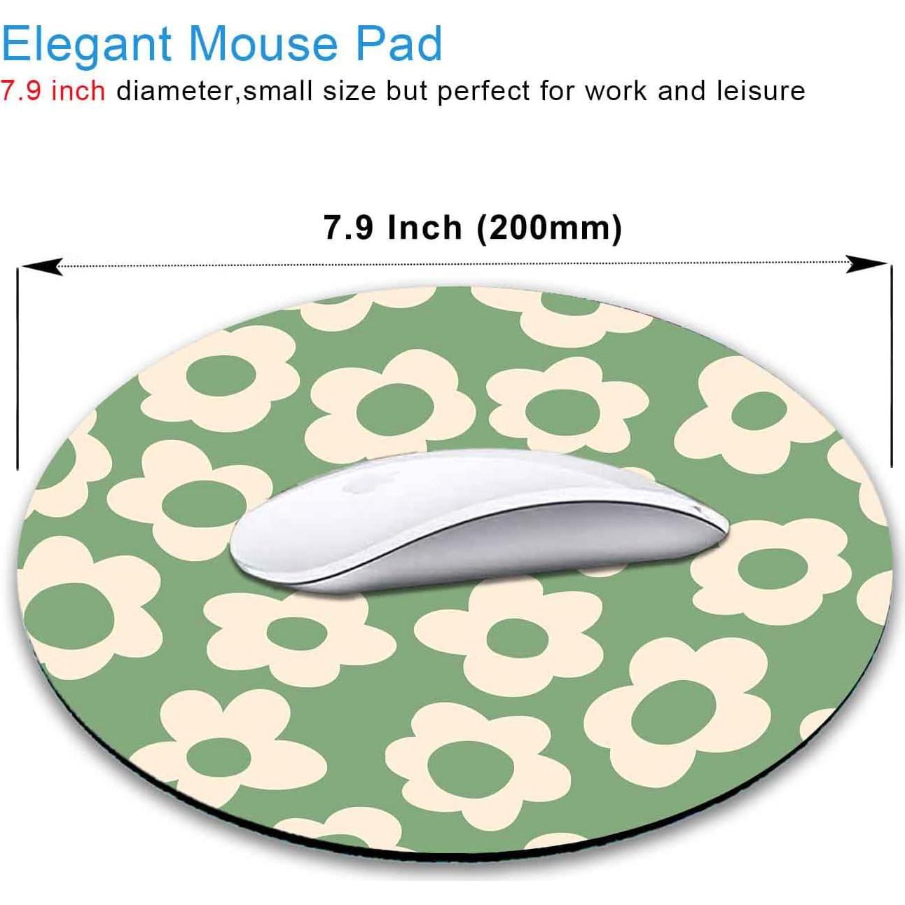 Alfombrilla de Ratón Redonda IMAYONDIA Verde 20x20cm Antideslizante