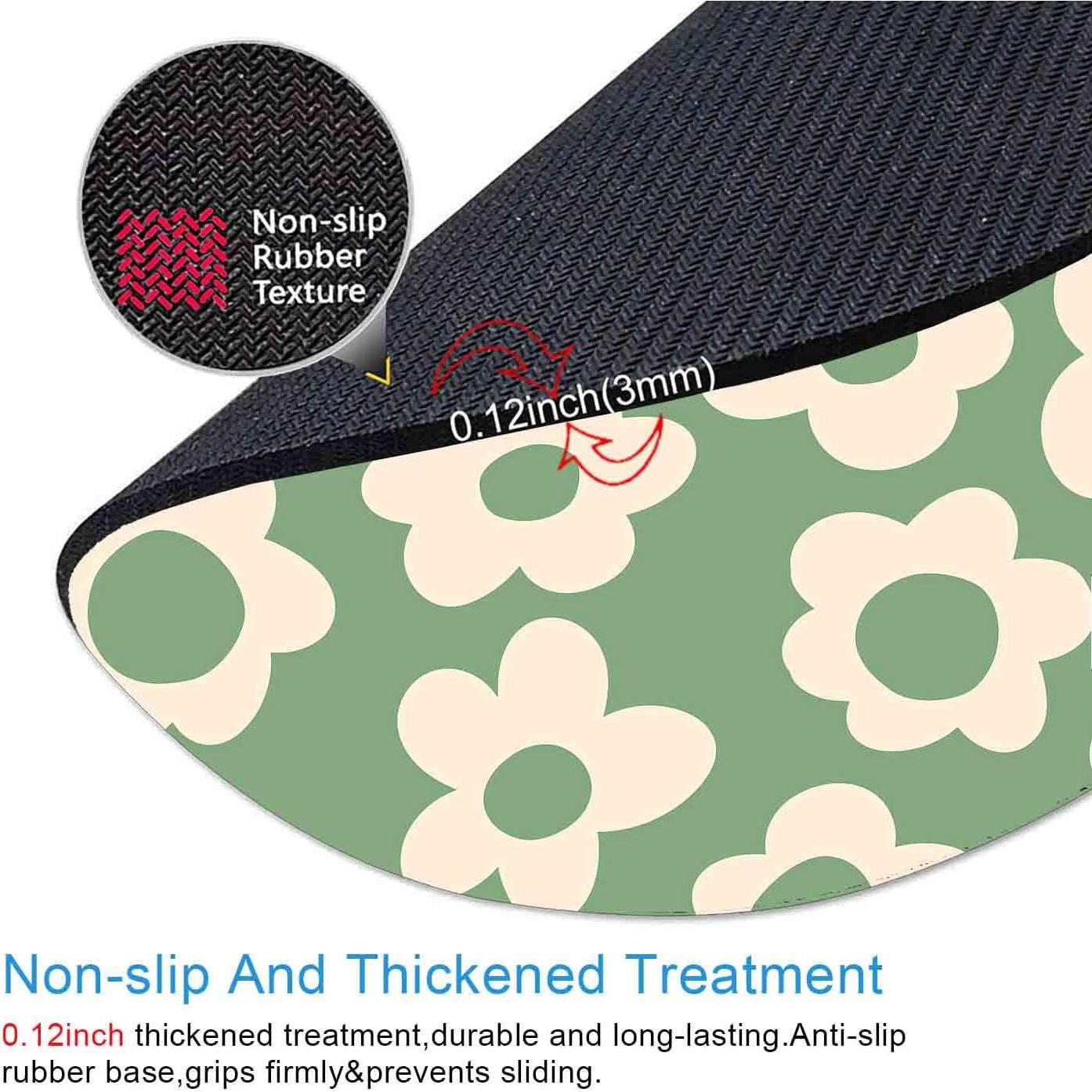 Alfombrilla de Ratón Redonda IMAYONDIA Verde 20x20cm Antideslizante