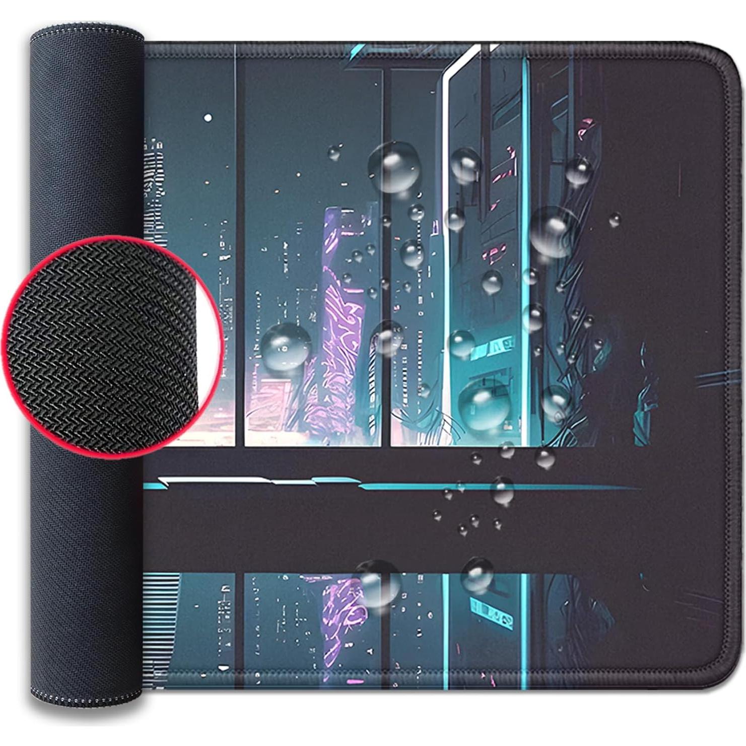 Alfombrilla de Ratón Grande LZVCTMO Gato Negro 69.85x29.97 cm