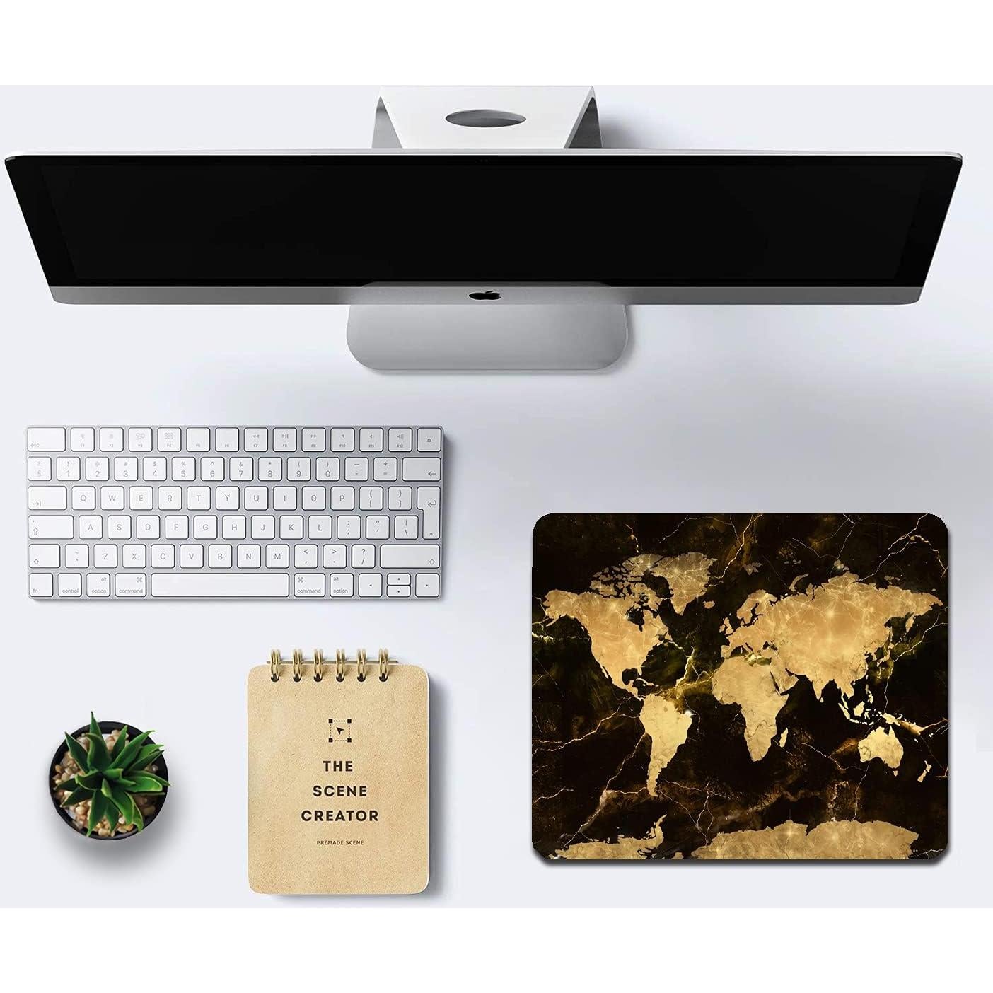 Alfombrilla de Ratón IMAYONDIA Mapa Mundial 24.1x20.1cm