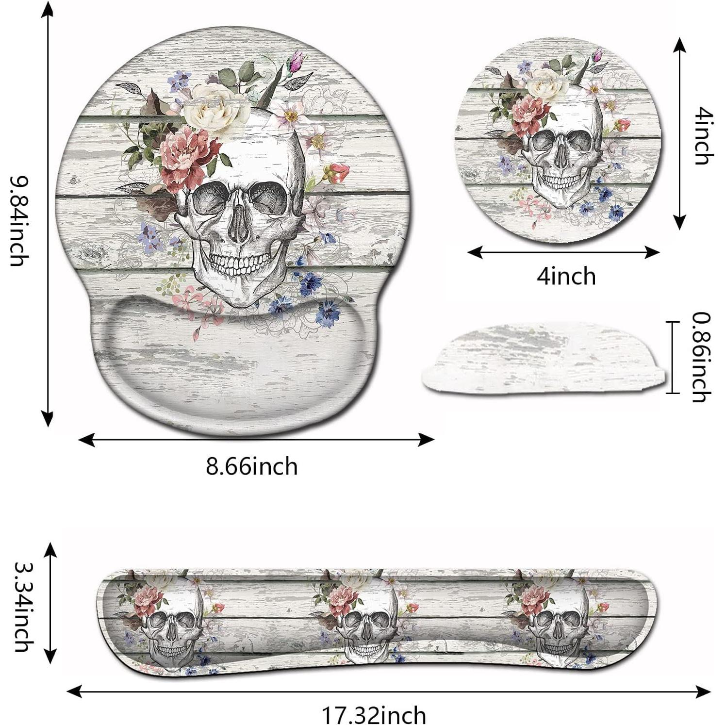 Alfombrilla de Ratón Ergonómica JVGFYNKL con Soporte de Gel