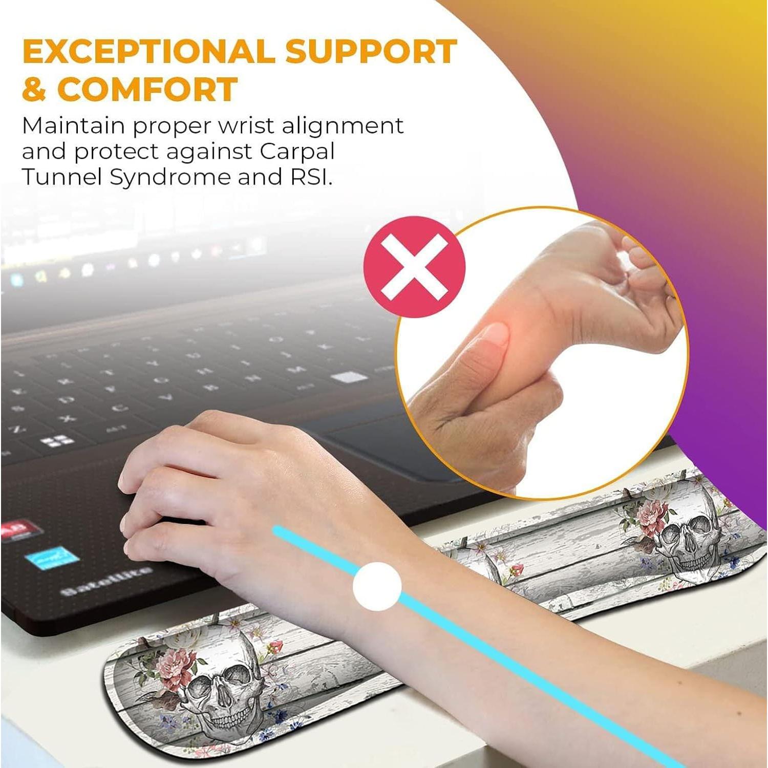 Alfombrilla de Ratón Ergonómica JVGFYNKL con Soporte de Gel