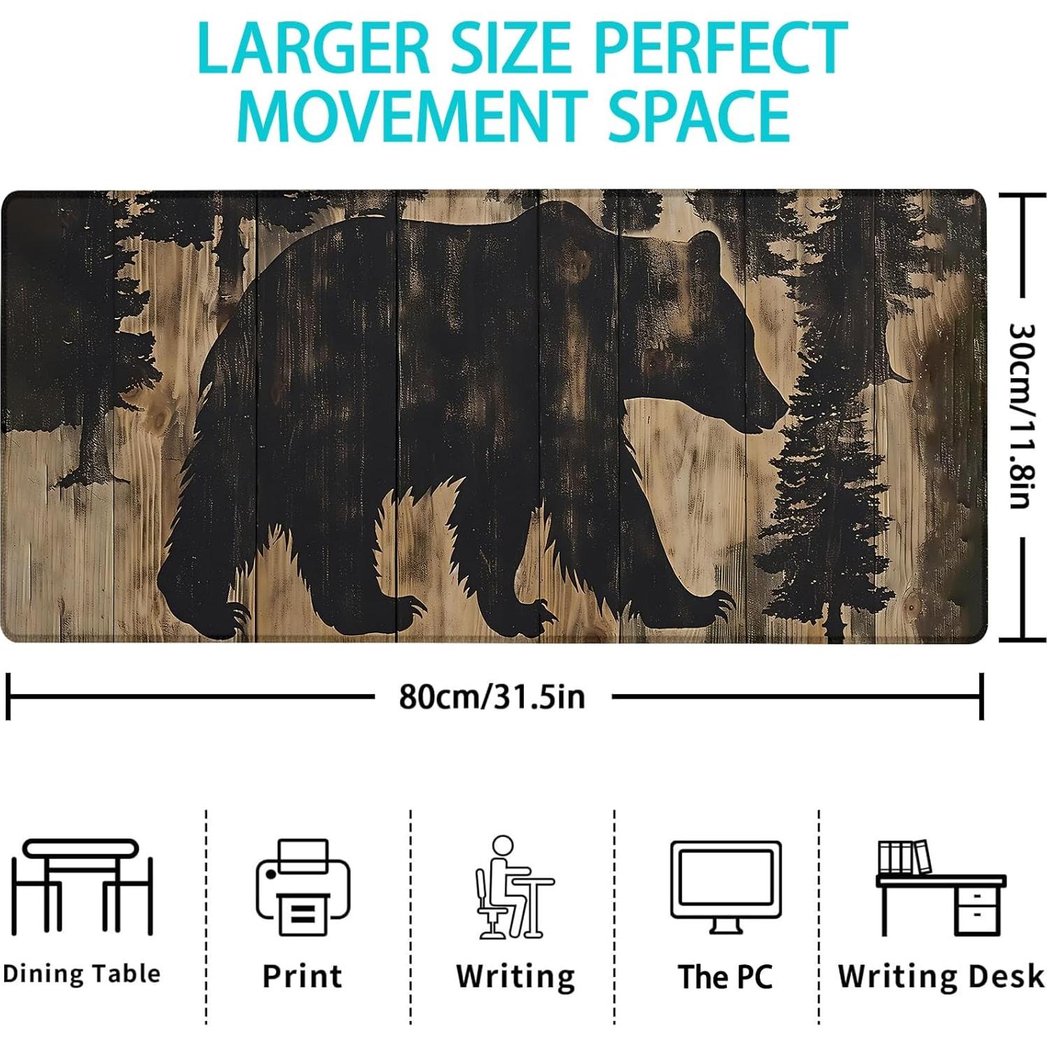 Alfombrilla de Ratón VANZEV 80x30 cm Antideslizante para Juegos