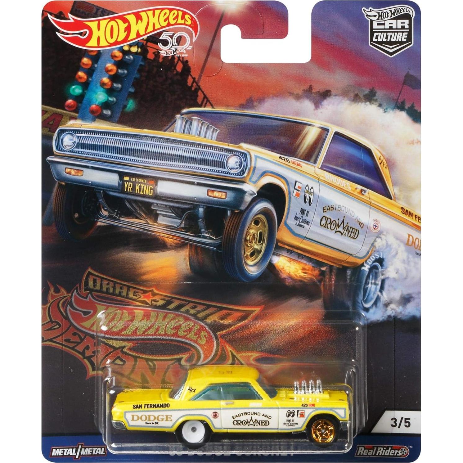 Hot Wheels 65 Dodge Coronet 1:64 Colección Premium