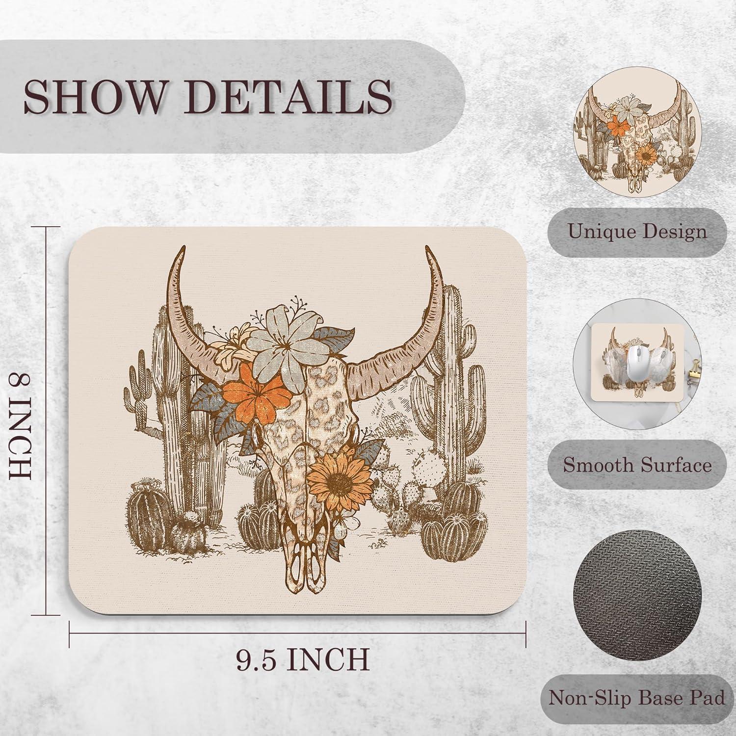 Alfombrilla de Ratón BAYOGITA Vintage Western 24.1x20.3 cm