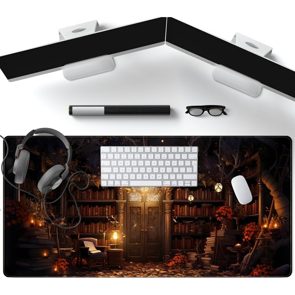 Alfombrilla de Escritorio Grande LuckyCow Vintage 80x40 cm