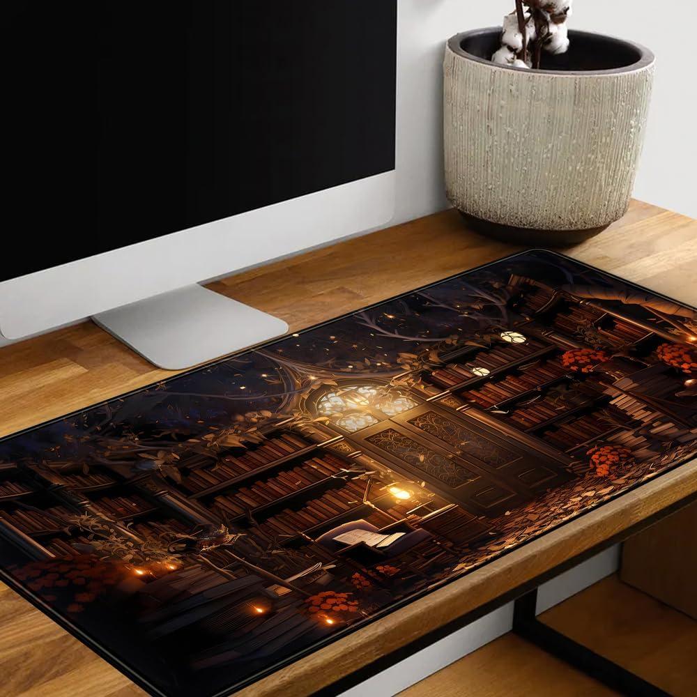 Alfombrilla de Escritorio Grande LuckyCow Vintage 80x40 cm