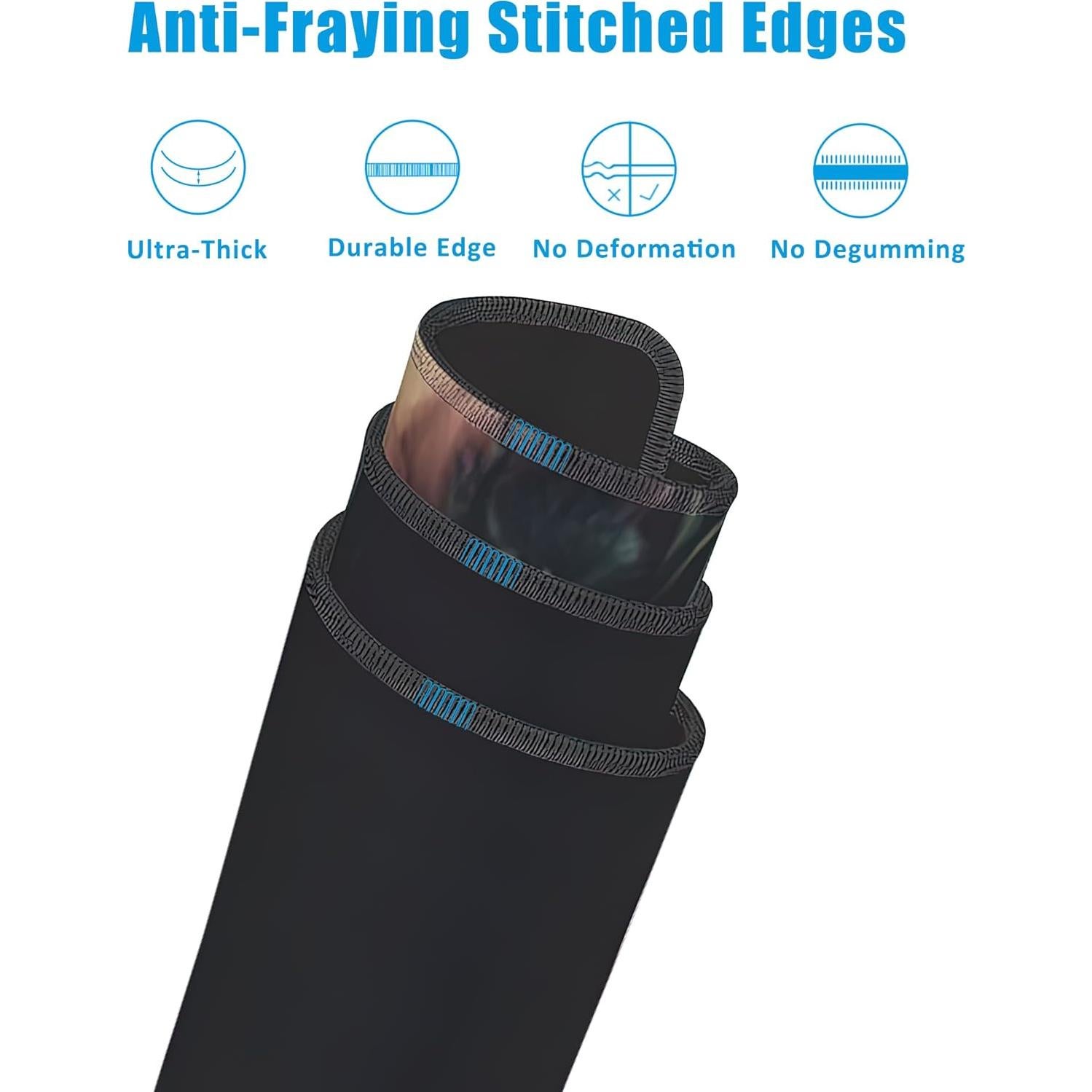 Alfombrilla de Ratón EOBKLAX Peonías Vintage 40x90cm Antideslizante