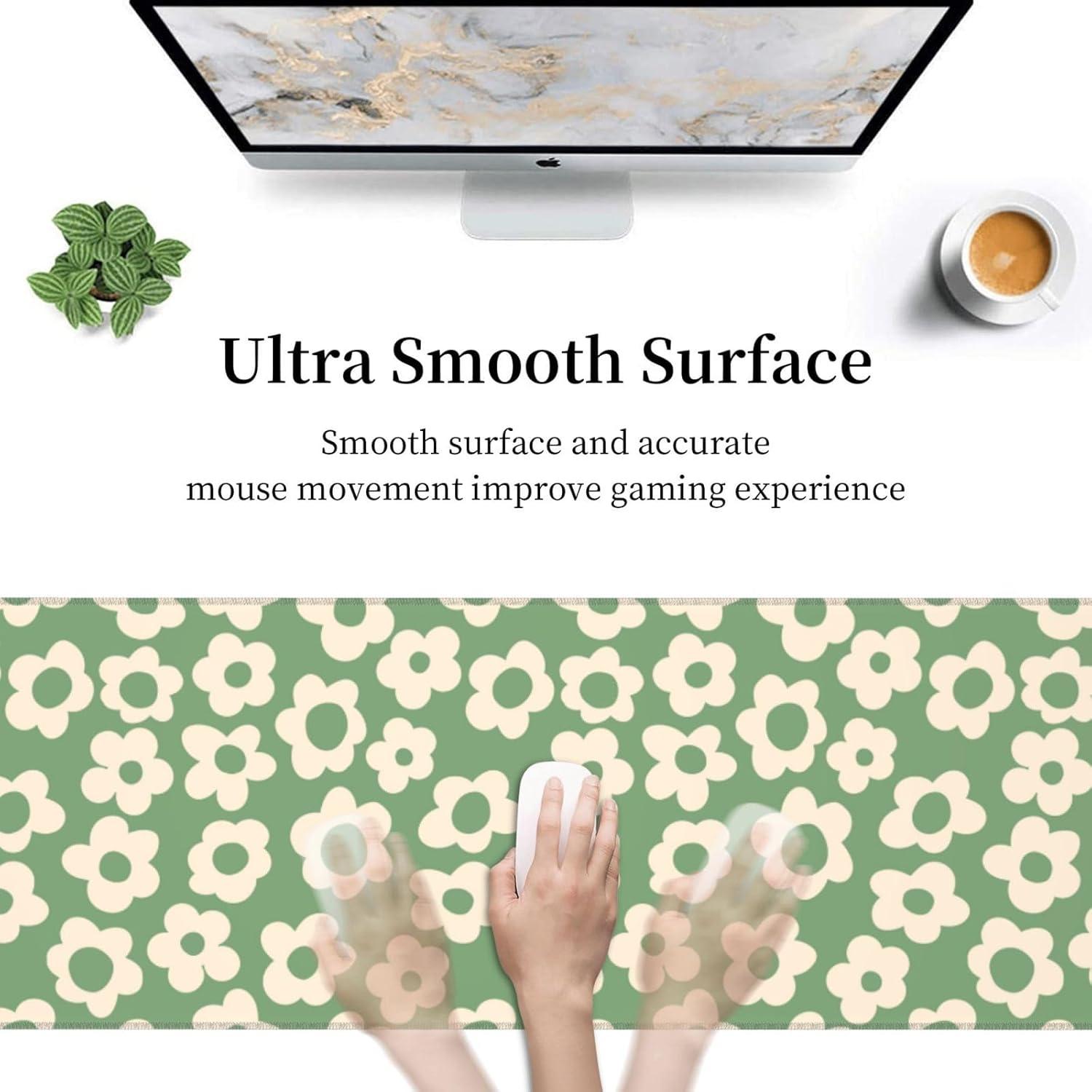 Alfombrilla de Ratón XL SODENK Flores Vintage 80x30 cm