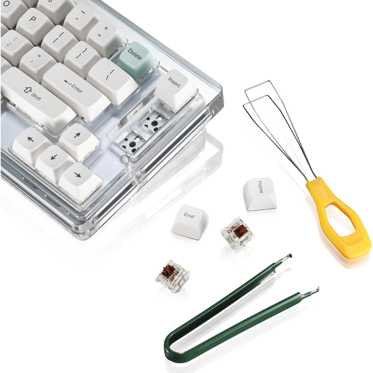 Teclado Mecánico Bluetooth SurnQiee 70% Retroiluminado RGB