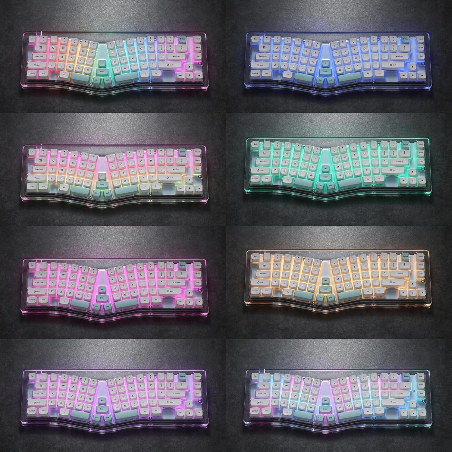 Teclado Mecánico Bluetooth SurnQiee 70% Retroiluminado RGB