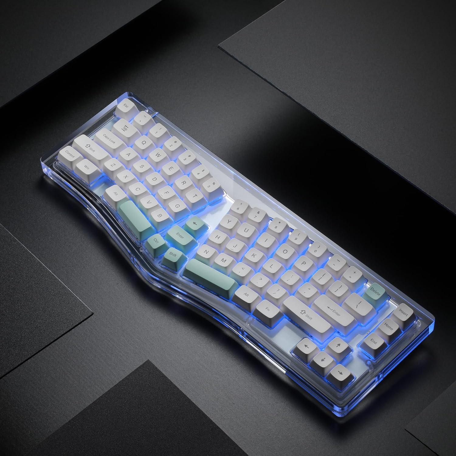 Teclado Mecánico Bluetooth SurnQiee 70% Retroiluminado RGB