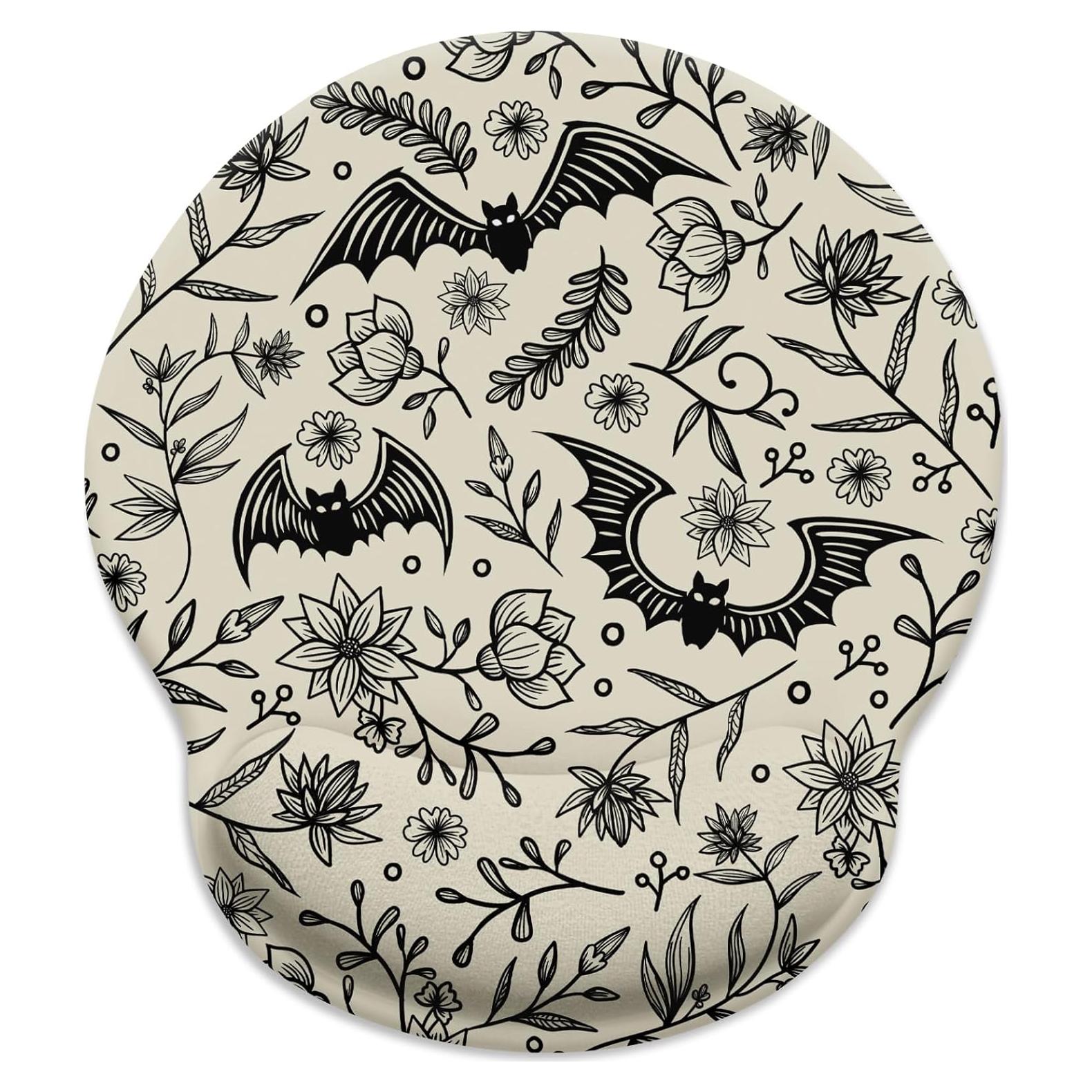 Alfombrilla de Ratón Ergonómica LIMKRIAN Murciélago Gótico