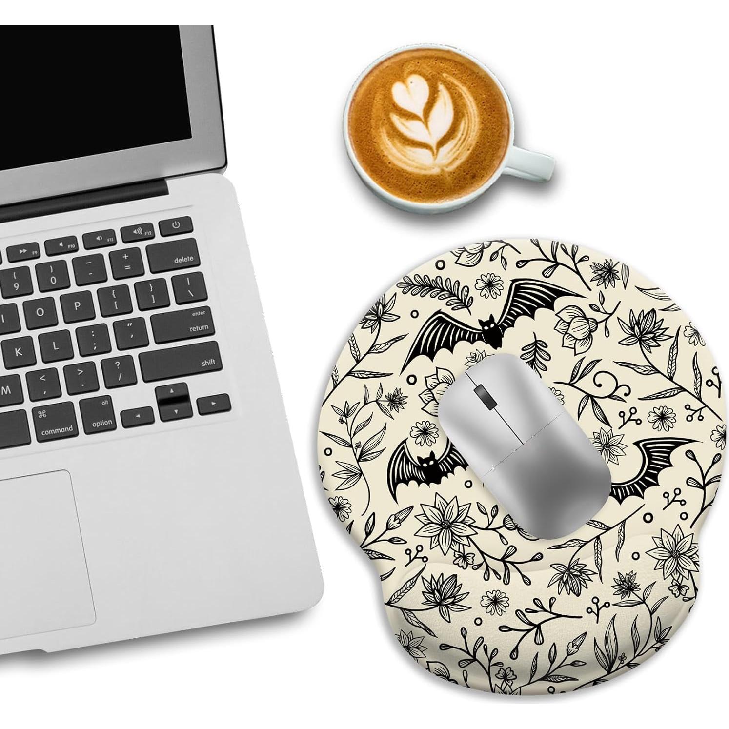 Alfombrilla de Ratón Ergonómica LIMKRIAN Murciélago Gótico