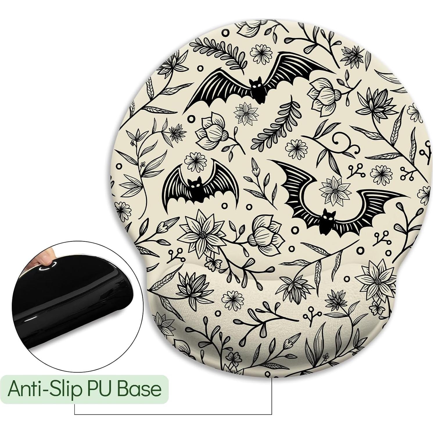 Alfombrilla de Ratón Ergonómica LIMKRIAN Murciélago Gótico