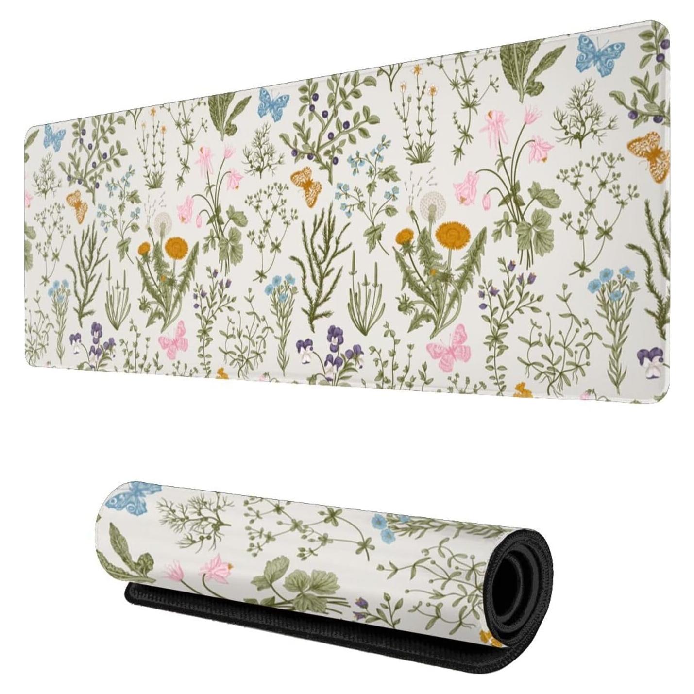 Alfombrilla de Ratón Echoserein XL Floral Vintage 80x30cm