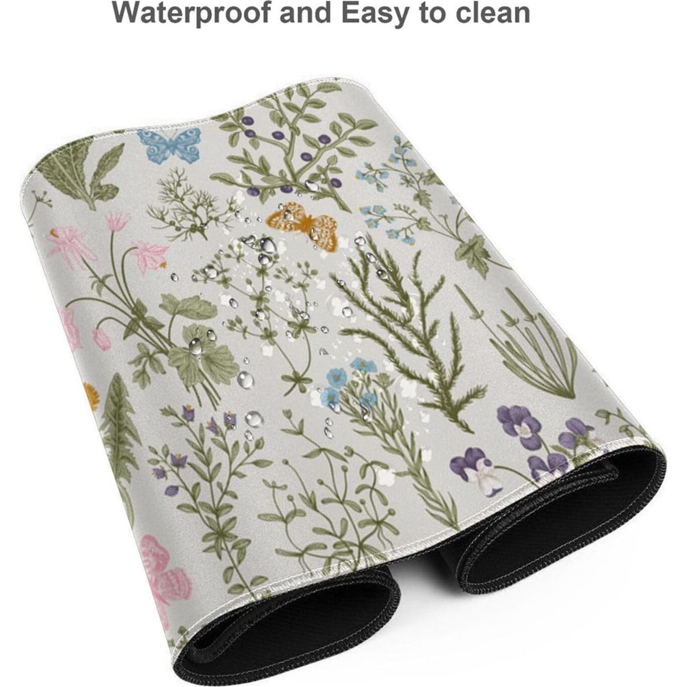 Alfombrilla de Ratón Echoserein XL Floral Vintage 80x30cm