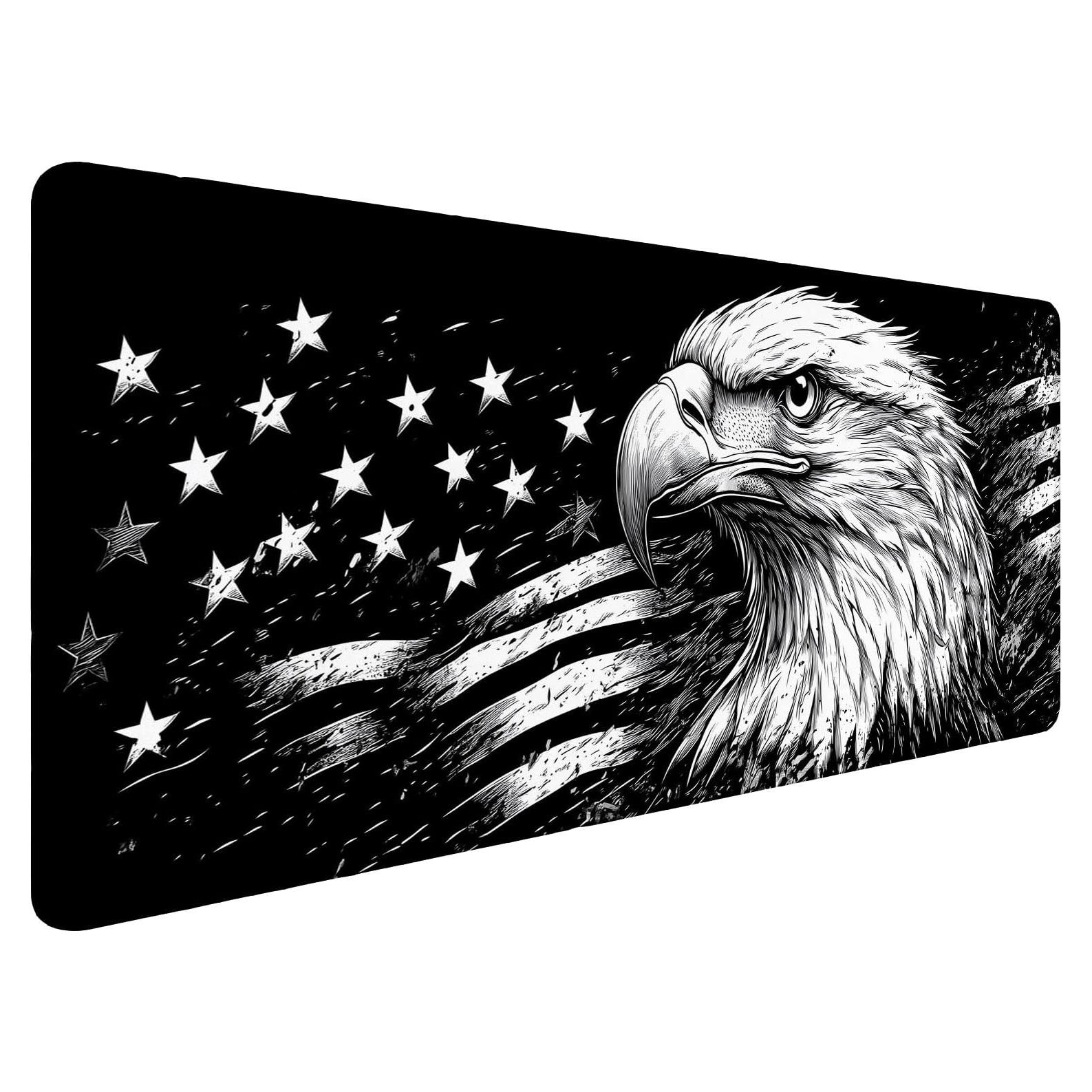 Alfombrilla de Ratón Grande ZMHPGX Bandera Americana 80x30cm
