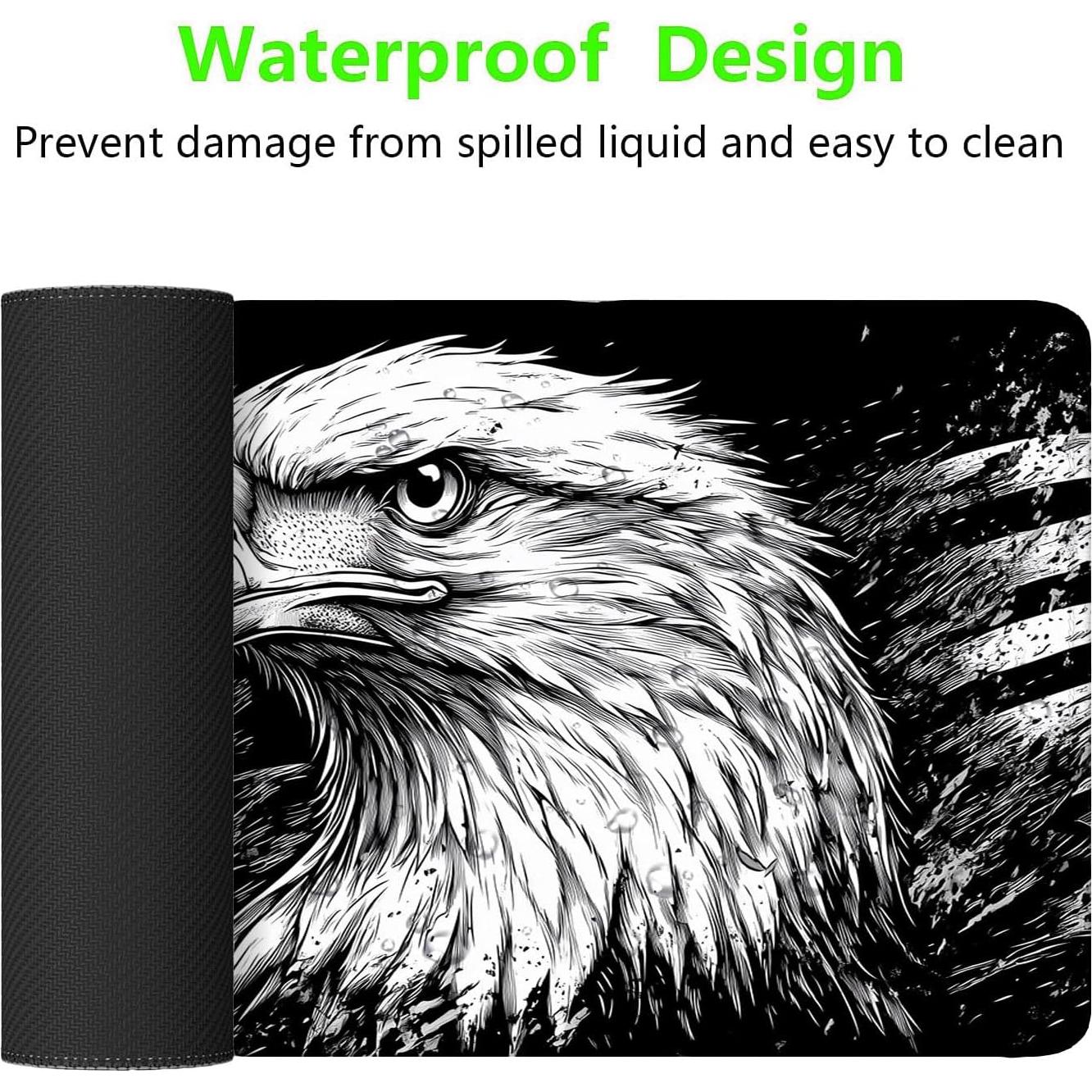 Alfombrilla de Ratón Grande ZMHPGX Bandera Americana 80x30cm