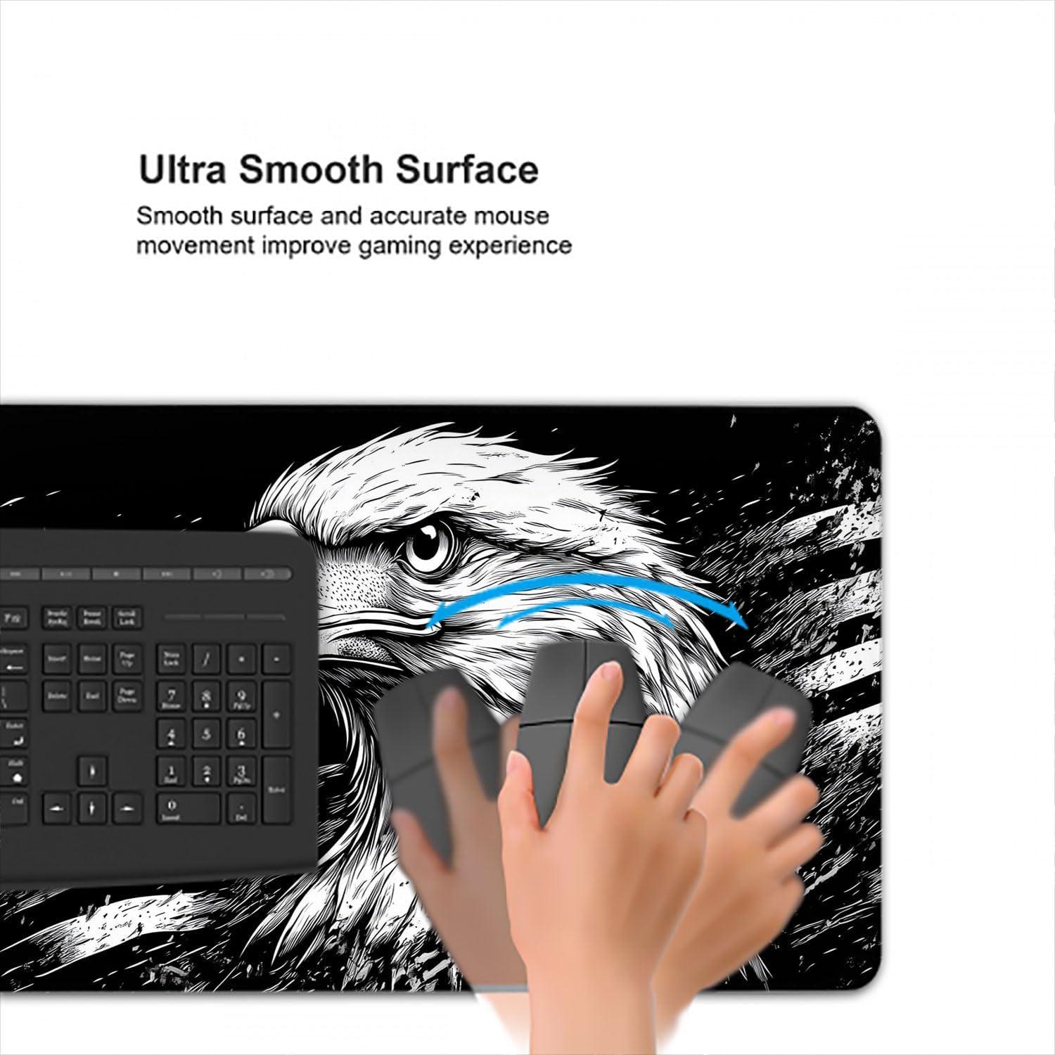 Alfombrilla de Ratón Grande ZMHPGX Bandera Americana 80x30cm