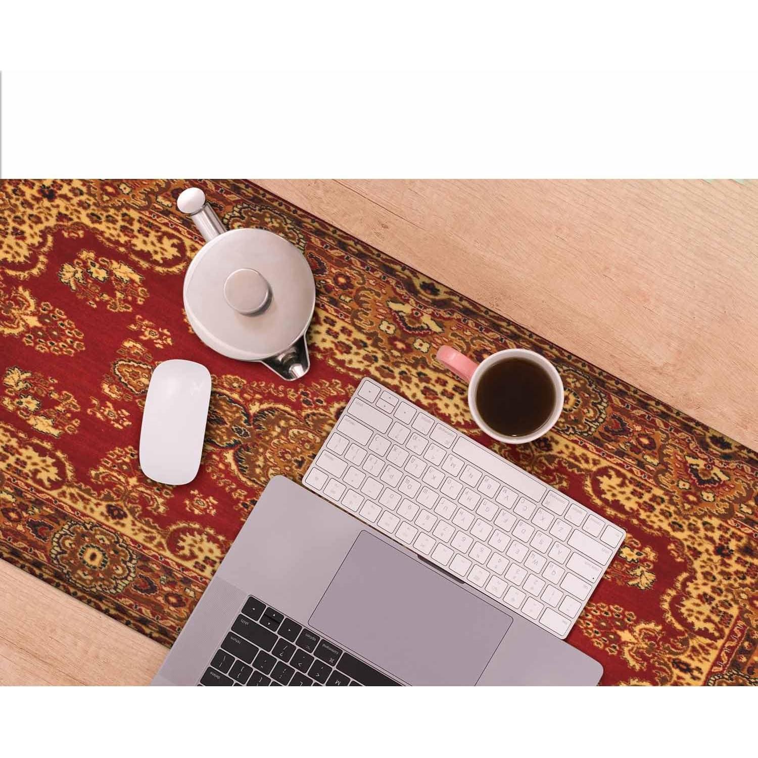 Alfombrilla de Ratón Grande Y YIHANGBEST Boho 90 x 40 cm