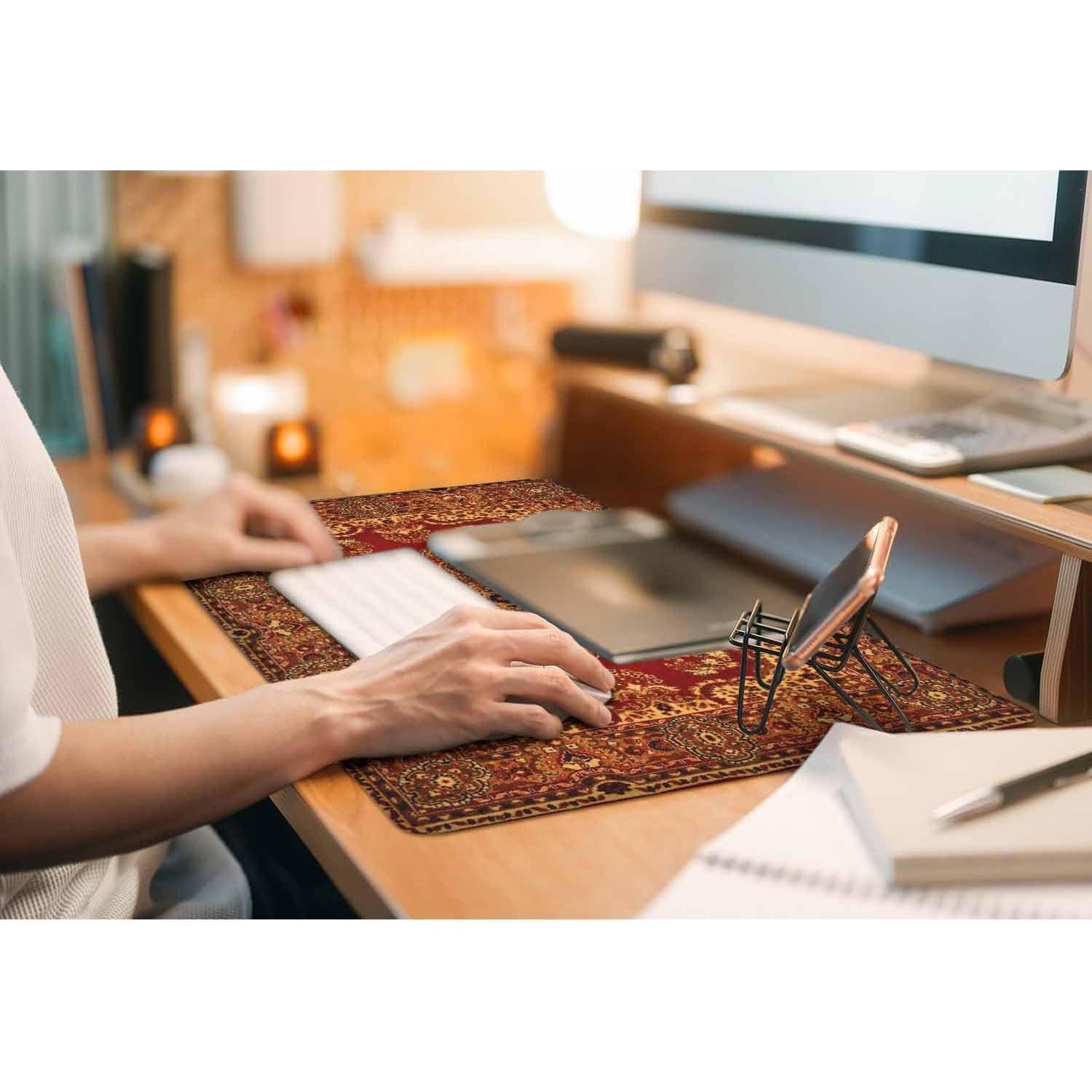 Alfombrilla de Ratón Grande Y YIHANGBEST Boho 90 x 40 cm