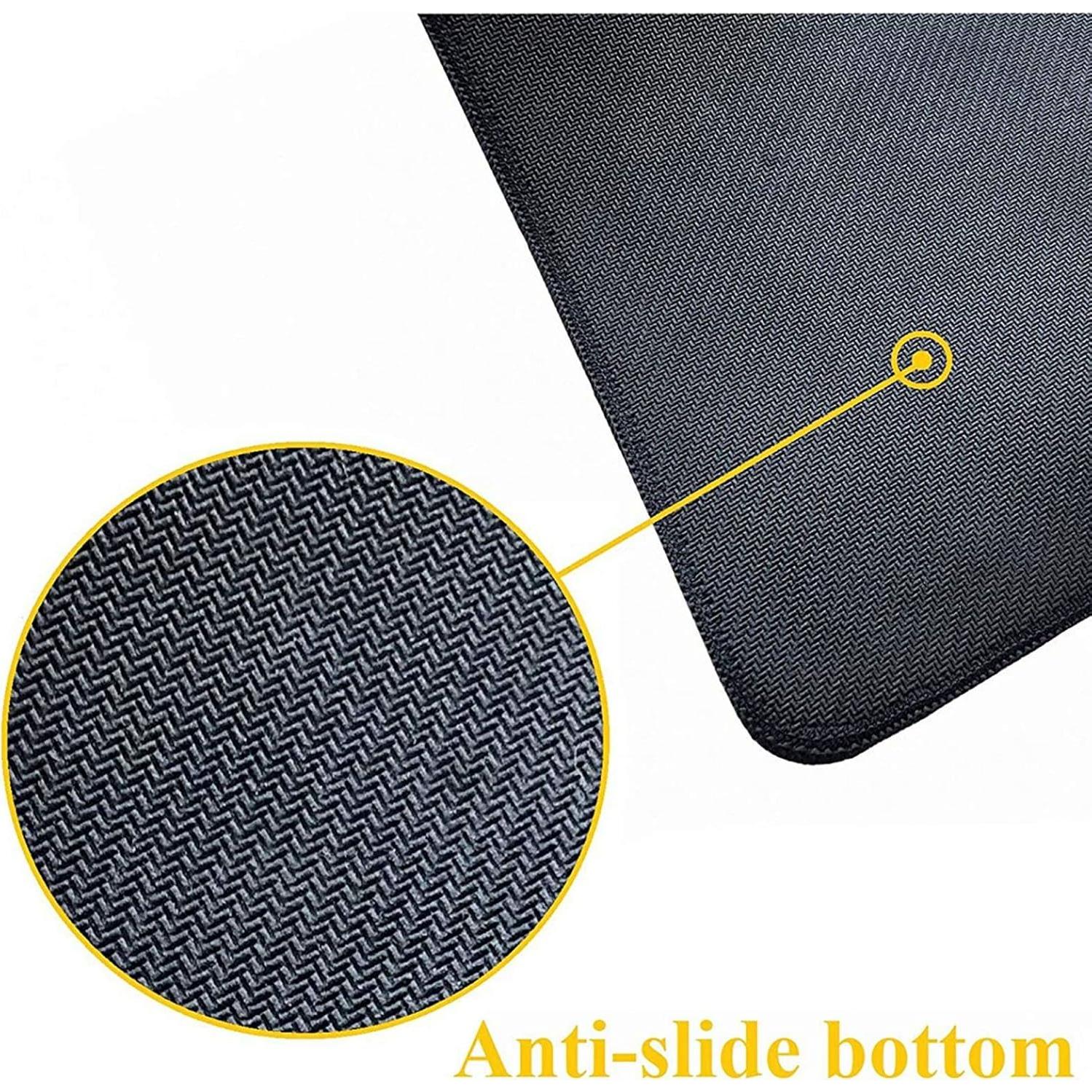 Alfombrilla de Ratón XXL KOBWOPI Impermeable 90x40cm Flores Rosa