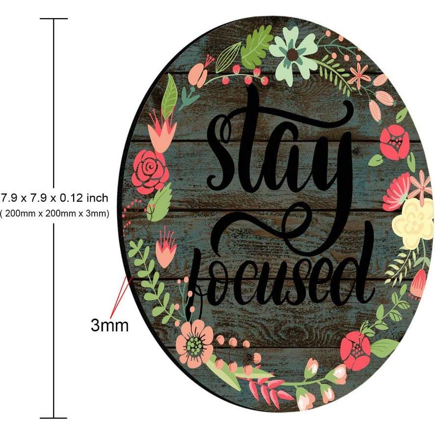 Alfombrilla de Ratón Redonda Smooffly 200mm Motivacional