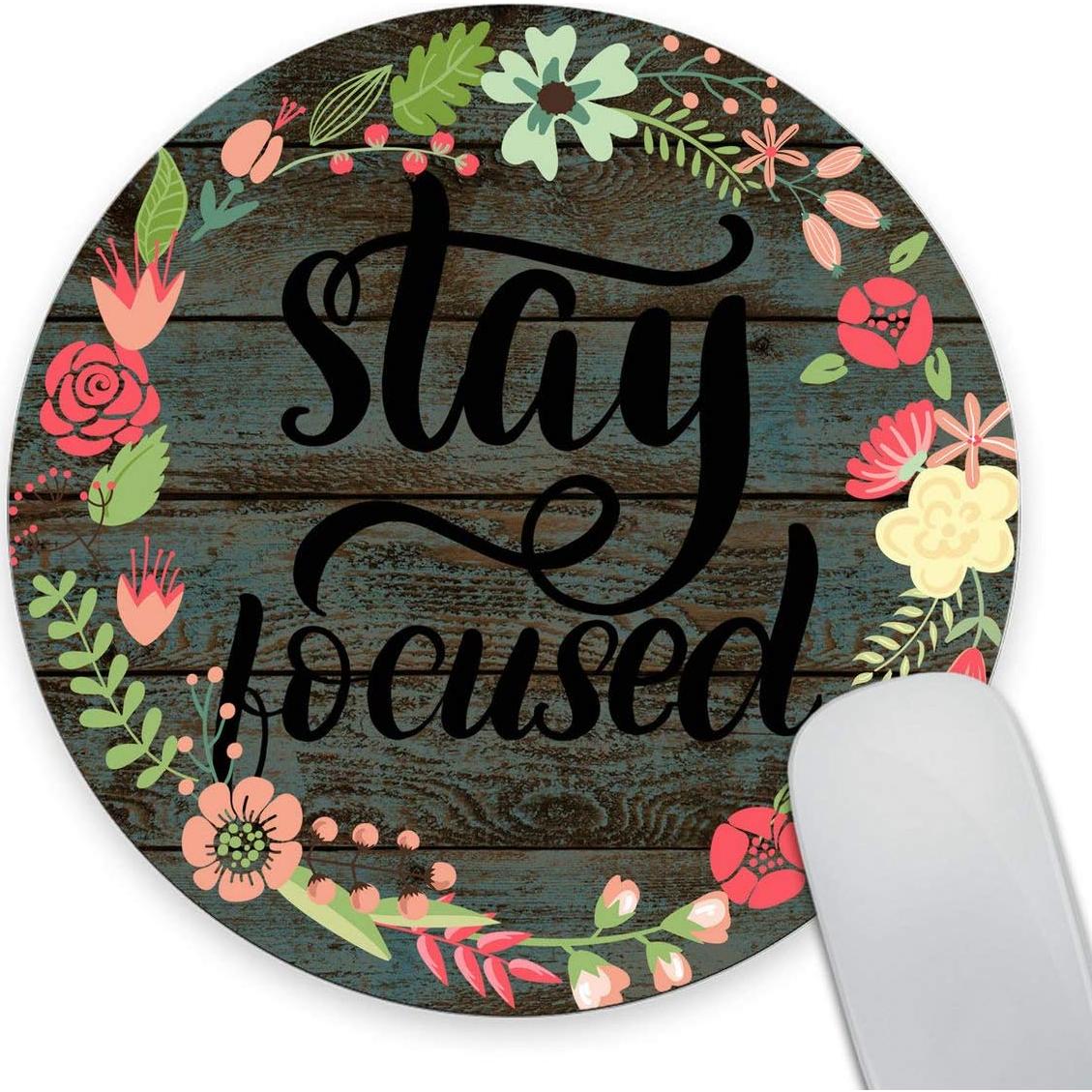 Alfombrilla de Ratón Redonda Smooffly 200mm Motivacional