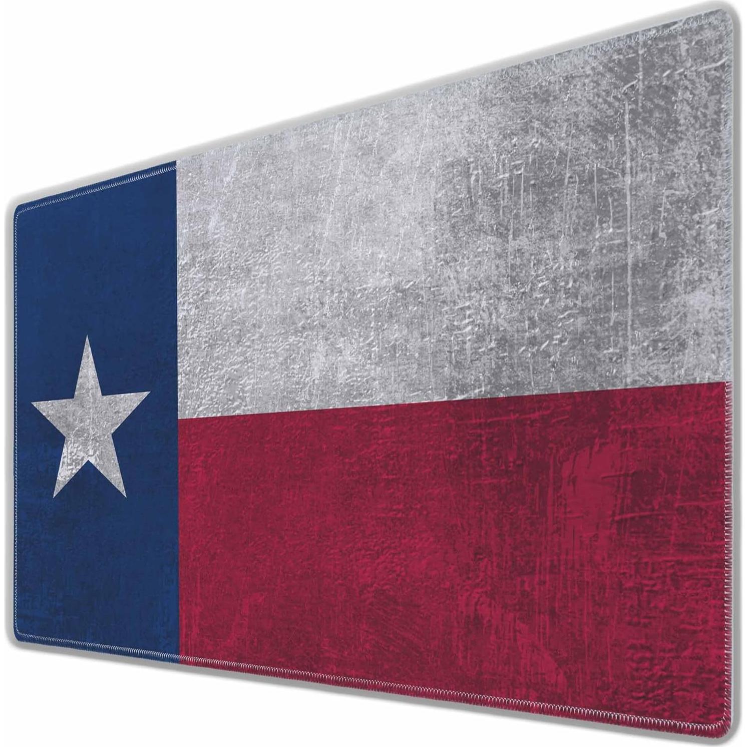 Alfombrilla de Ratón Y YIHANGBEST Bandera Texas 90x40 cm