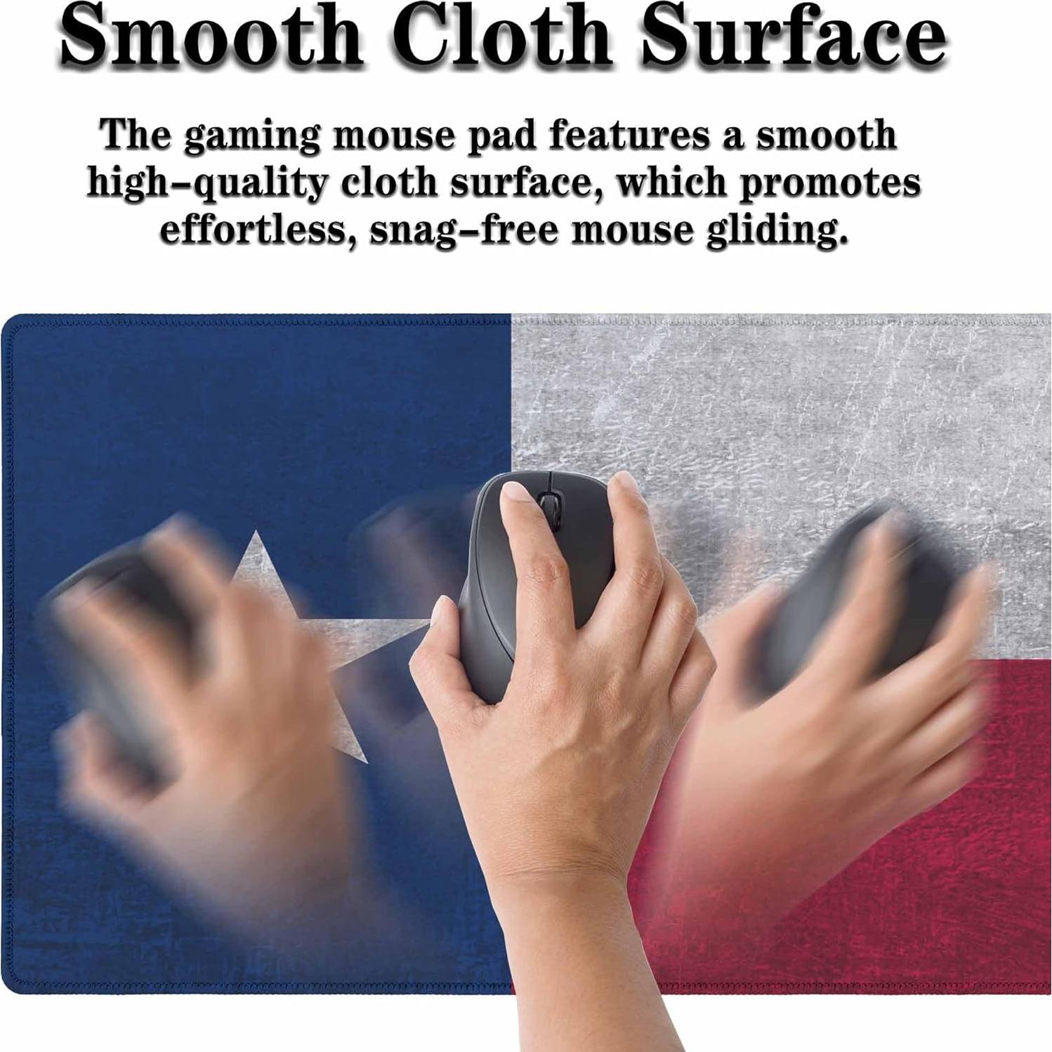 Alfombrilla de Ratón Y YIHANGBEST Bandera Texas 90x40 cm