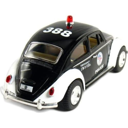 Modelo Volkswagen Clásico Beetle 1967 KiNSMART 1:32 Metal