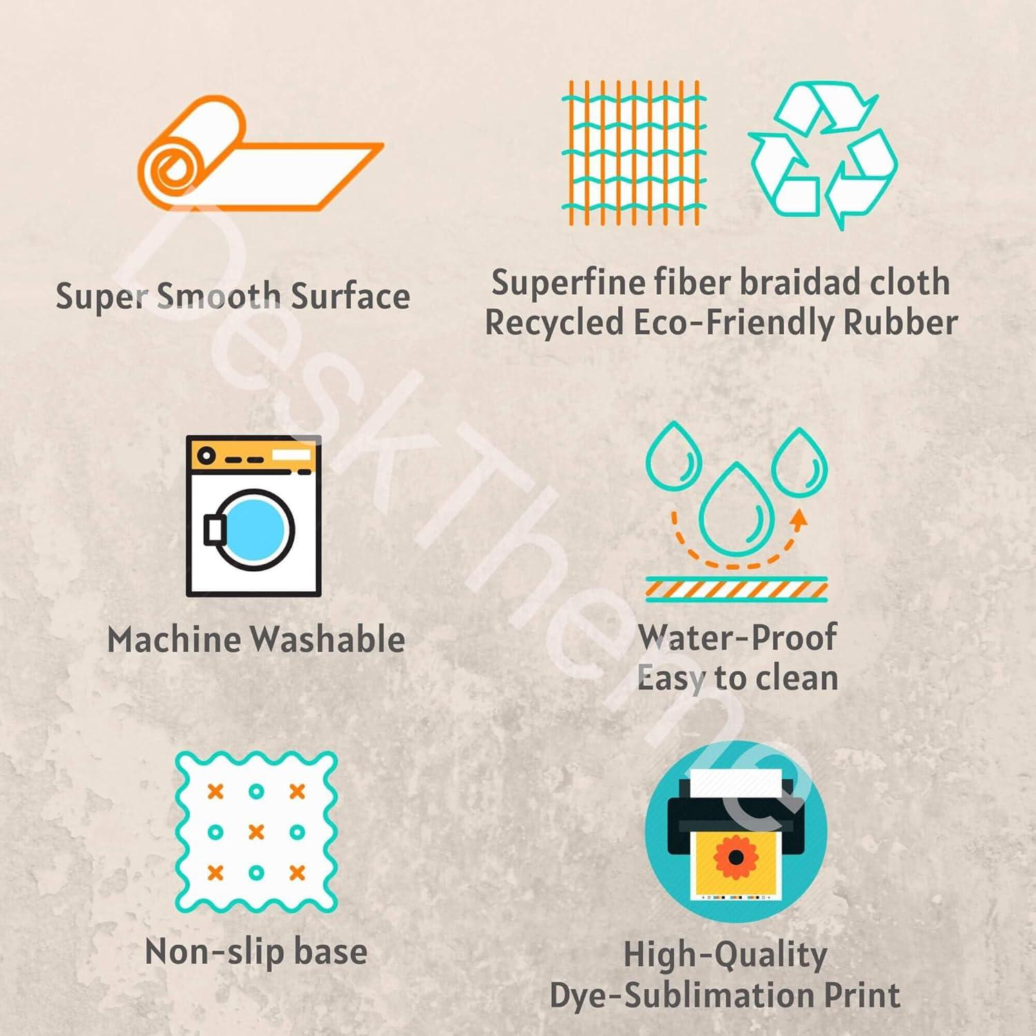 Alfombrilla de escritorio DeskTheme Cottagecore 900x400 mm