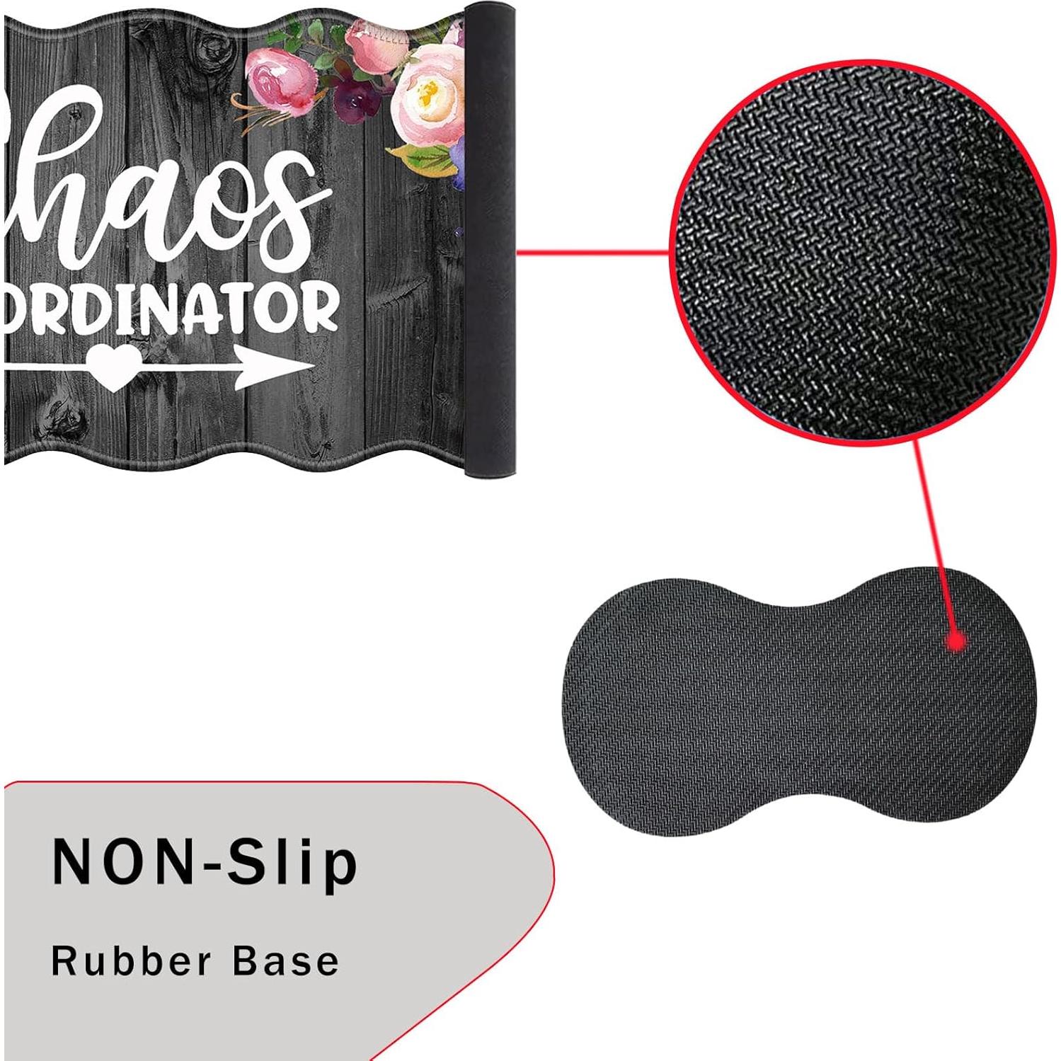 Set 3 en 1 Alfombrilla de Ratón Ergonómica CICPLKSE Floral