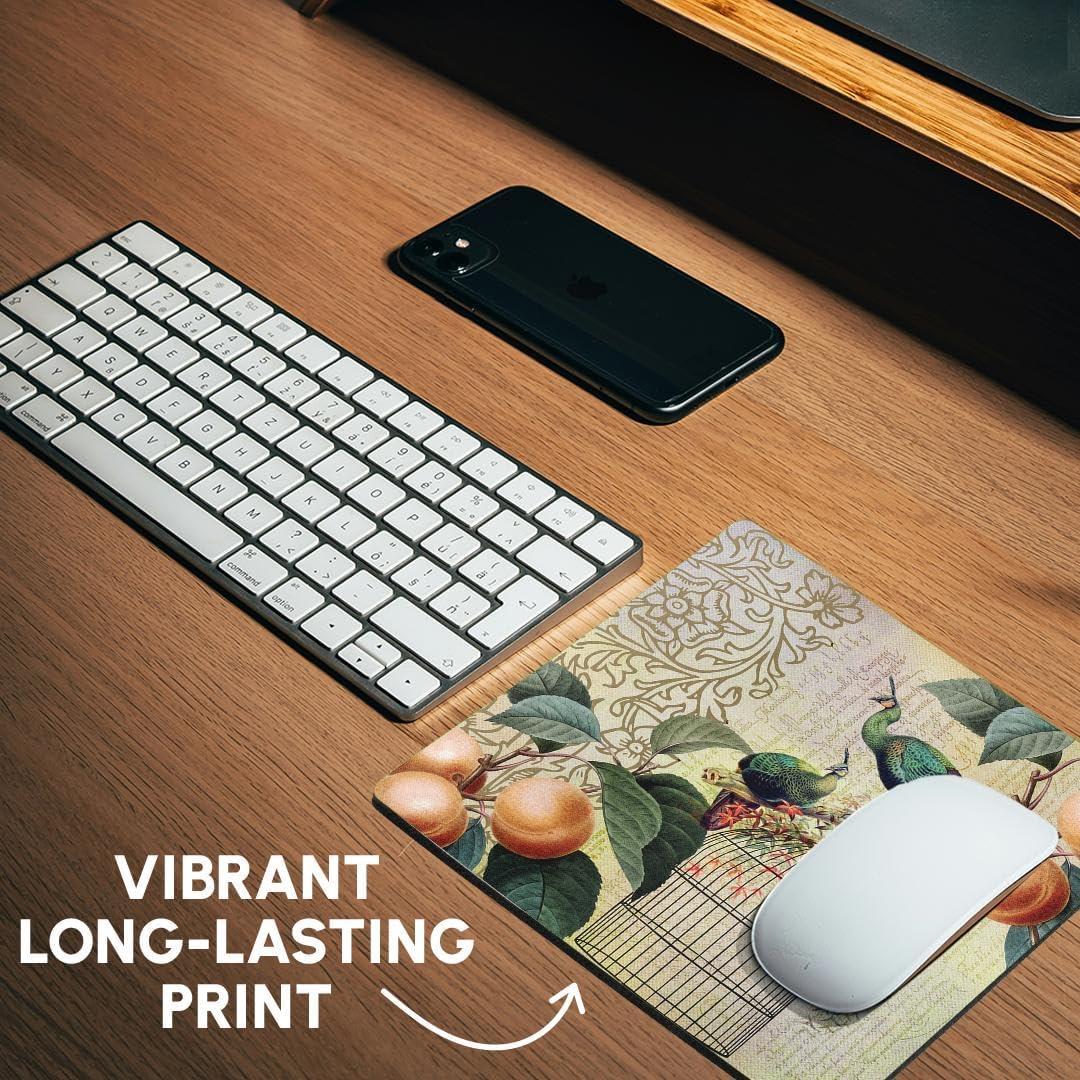 Almohadilla de Ratón 3dRose Vintage Pavos Reales 51x51cm