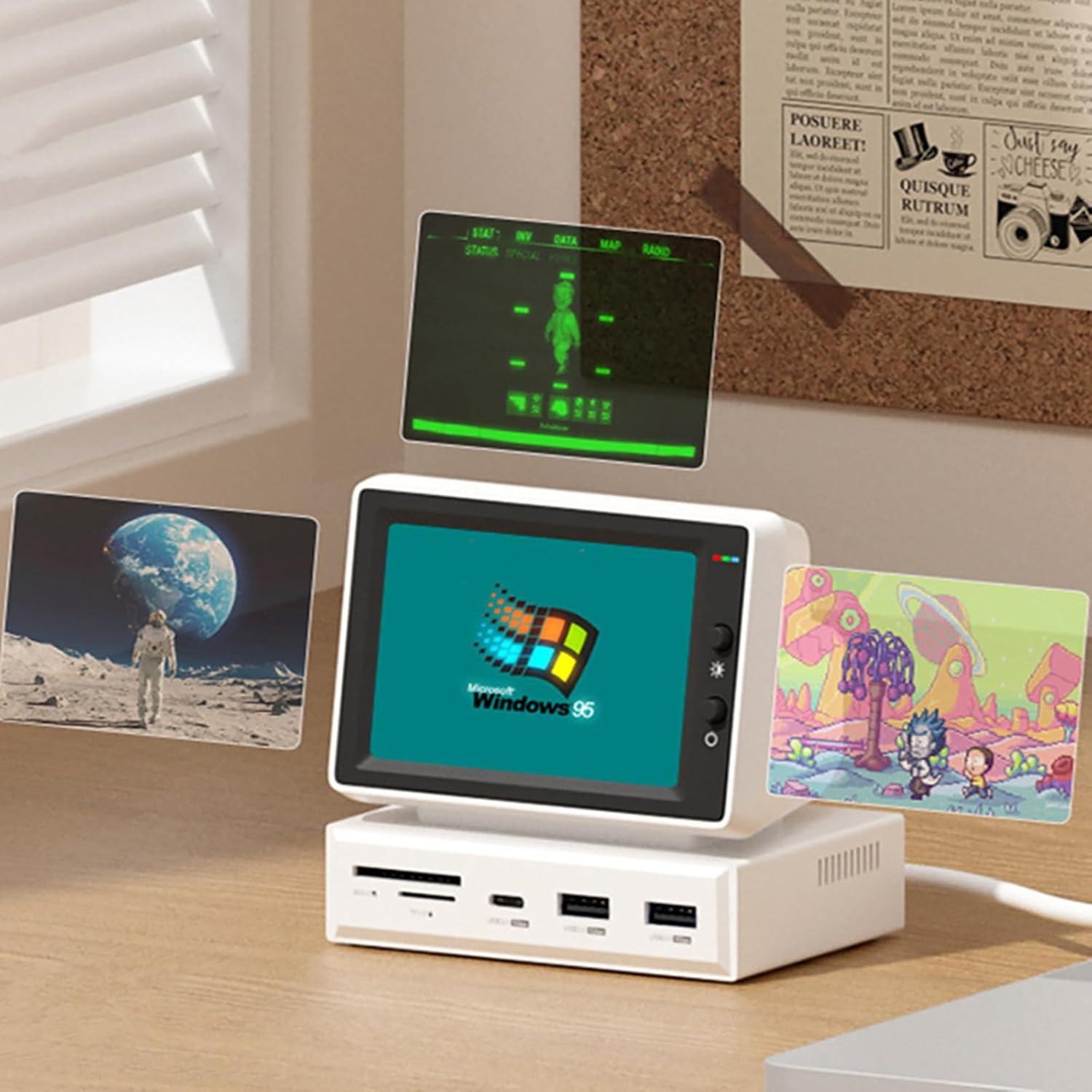 Mini Monitor Portátil NATEFEMIN 3.5" IPS HDMI USB