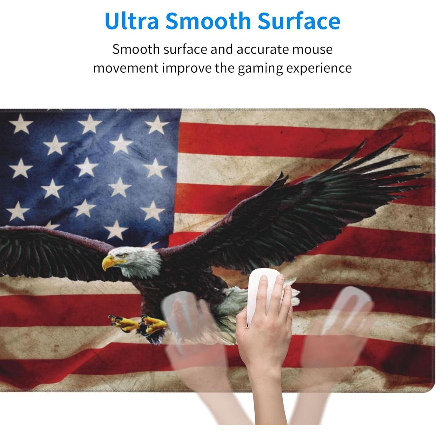 Alfombrilla de Ratón Grande EOBTAIN 80x40 cm Antideslizante