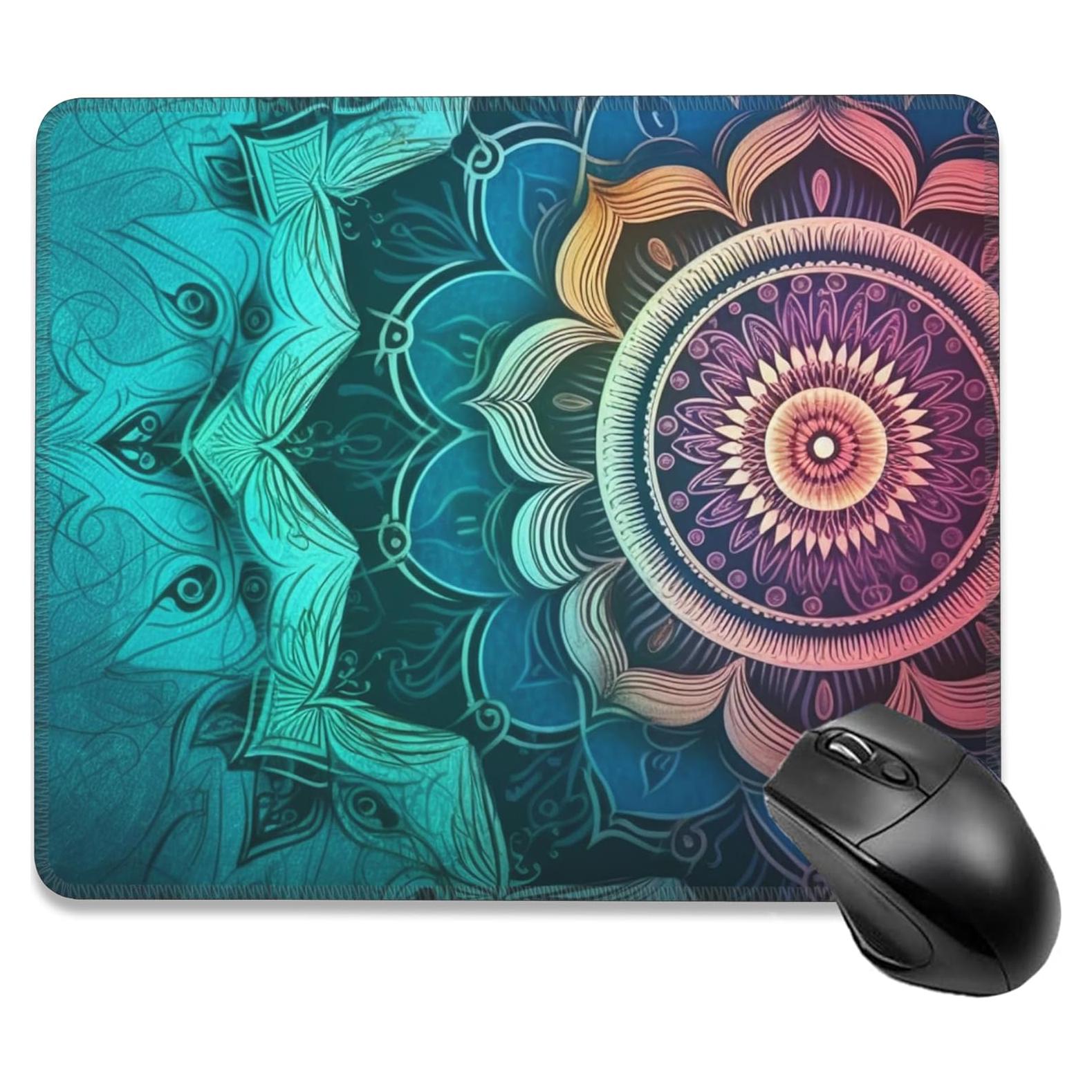 Alfombrilla de Ratón JAJNKHLN Vintage Mandala 240x200mm Antideslizante