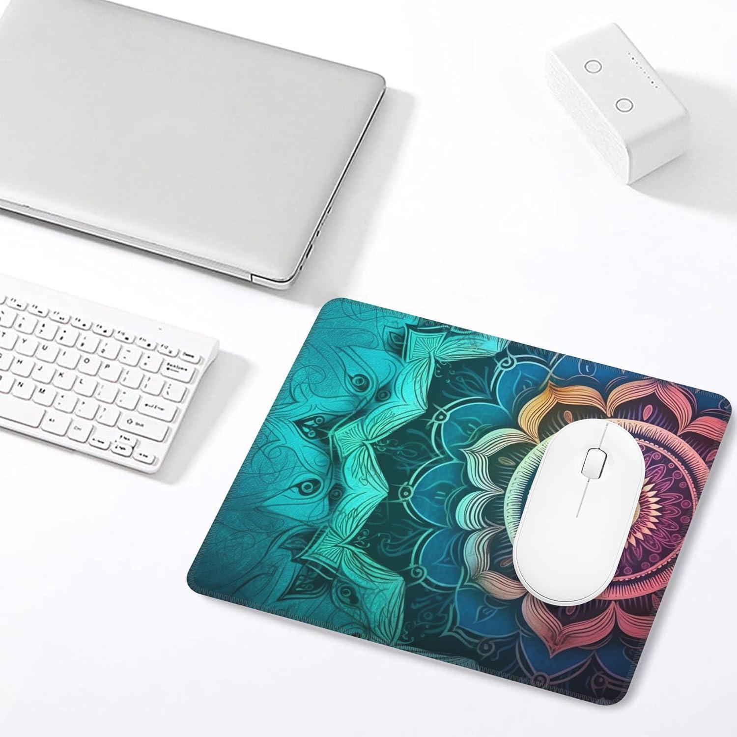 Alfombrilla de Ratón JAJNKHLN Vintage Mandala 240x200mm Antideslizante