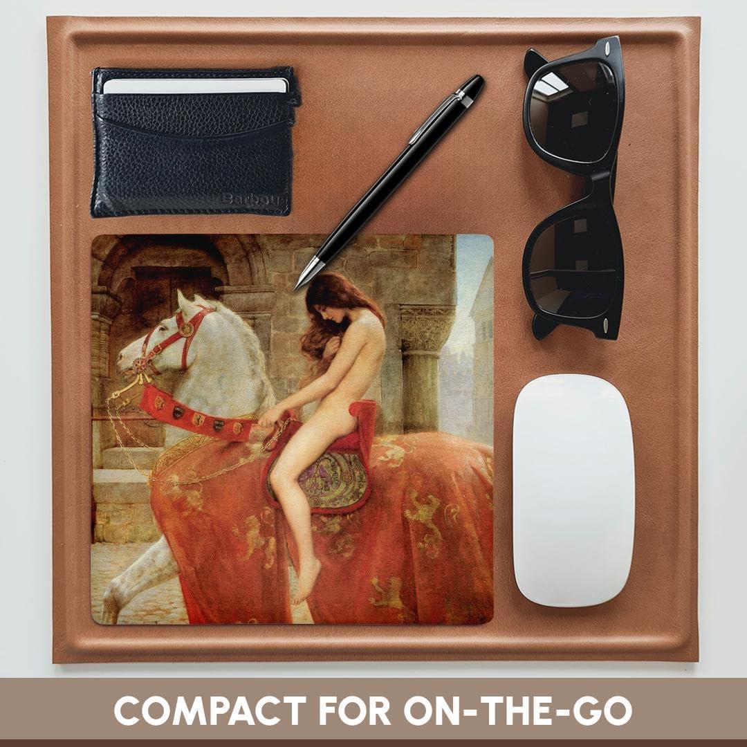 Alfombrilla de Ratón 3dRose 20.32x20.32cm Vintage Lady Godiva