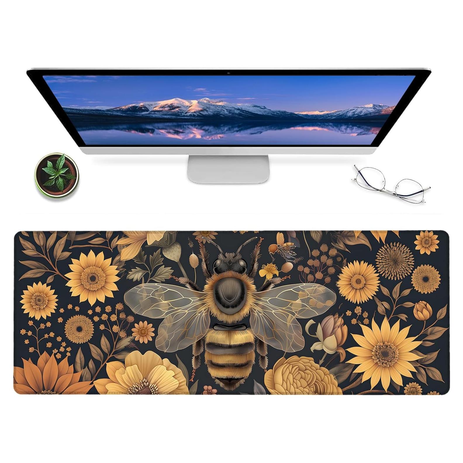 Alfombrilla de Ratón AINORI 30.48x80.01cm Antideslizante Floral