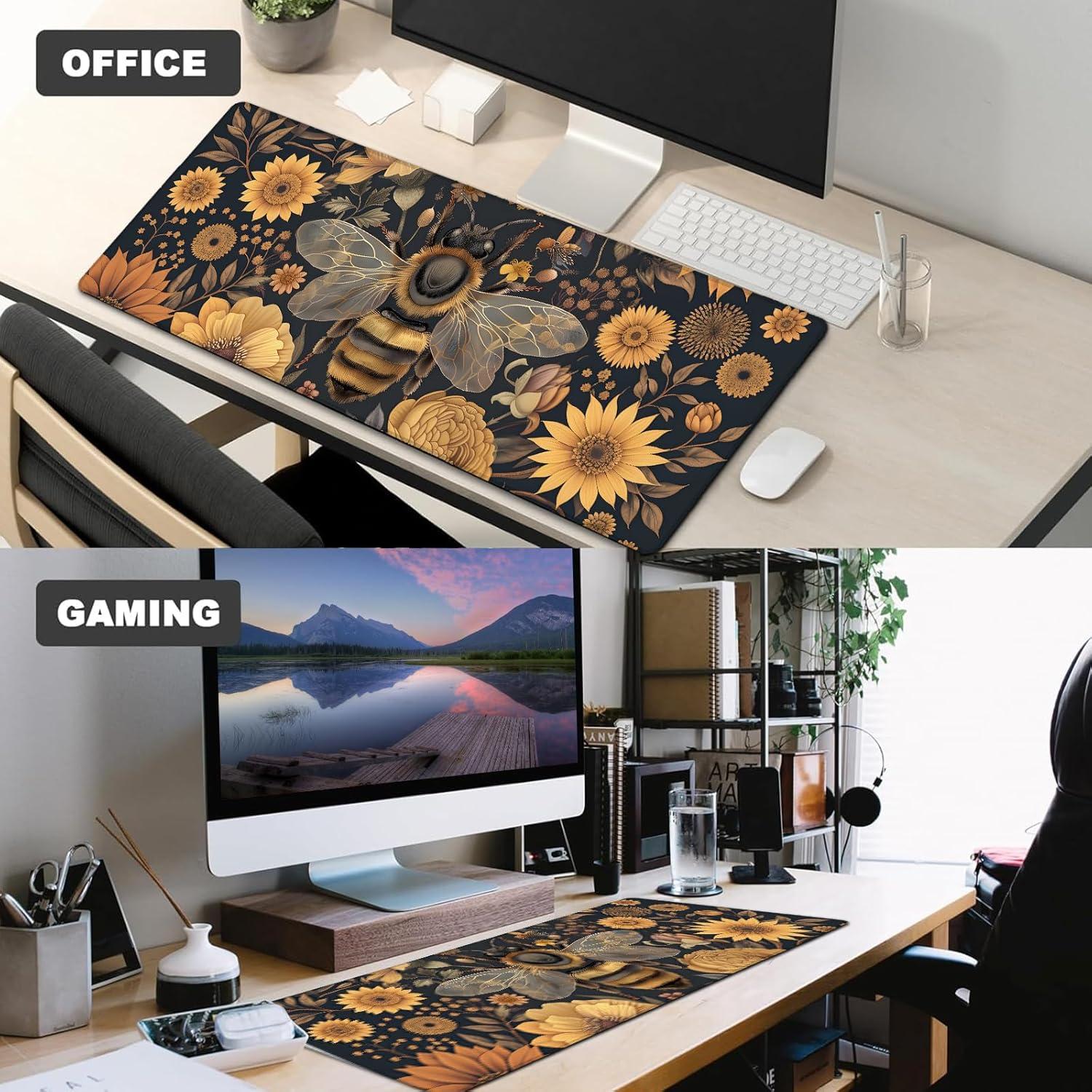 Alfombrilla de Ratón AINORI 30.48x80.01cm Antideslizante Floral