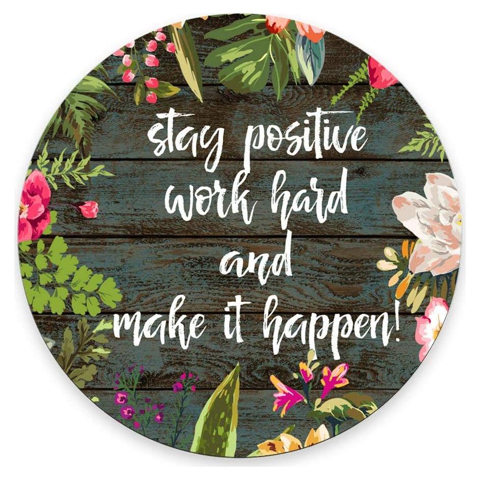 Alfombrilla de Ratón SSOIU 20x20cm Antideslizante Floral