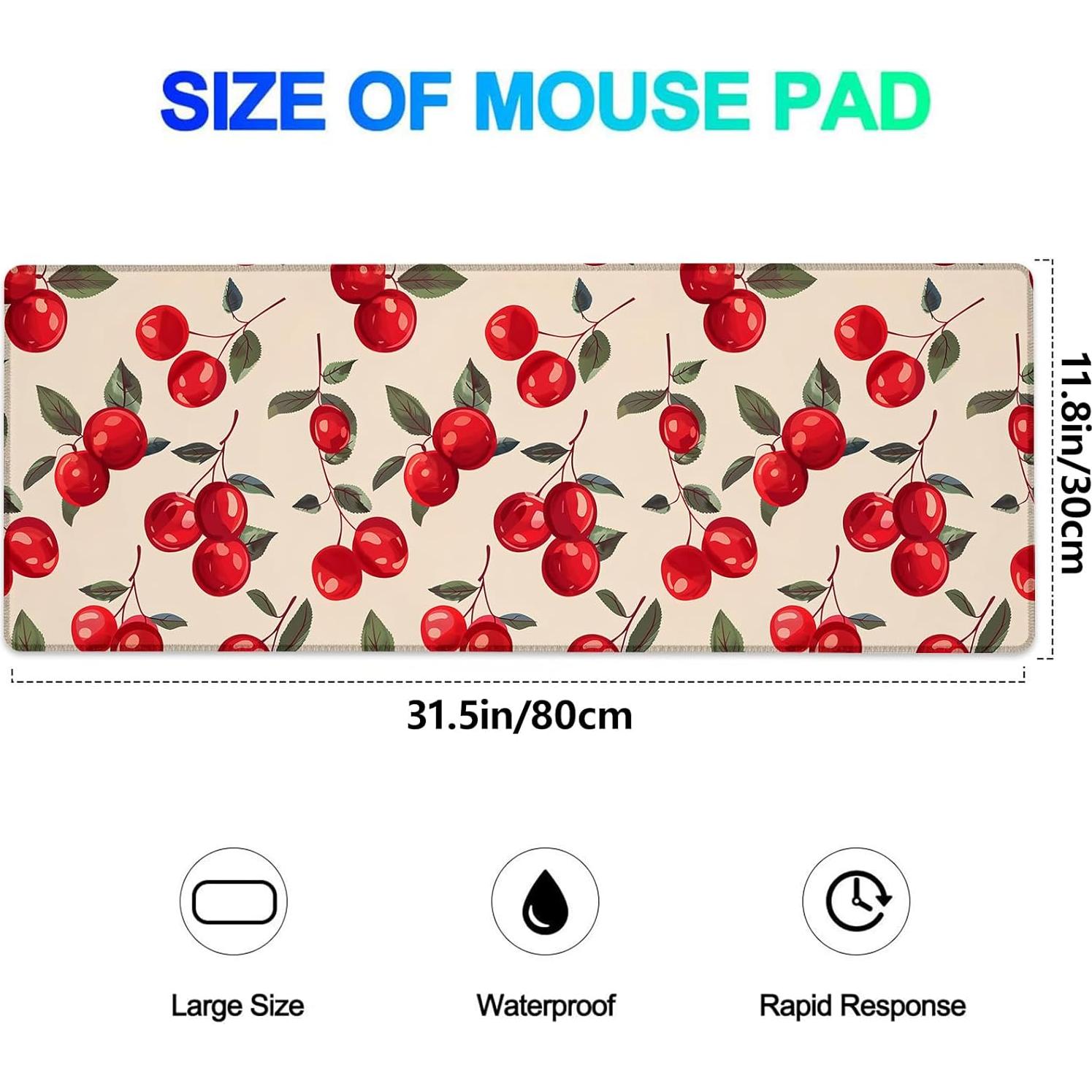 Alfombrilla de Ratón Ti Caldi Cereza 80x30 cm Retro